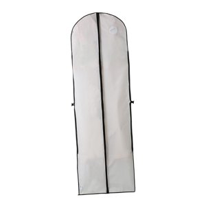 Magideal - Bolsas De Prenda, Bolsa Plegable Con Manija, Duradera, Transpirable, Cubiertas De Prenda, Bolsa De Traje Para Abrigos, Uniformes, Suéteres, Rompientes Blanco