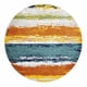 thumbnail image 1 of Alfombra Redonda Florida Verde 160 x 160 cm, 1 of 3
