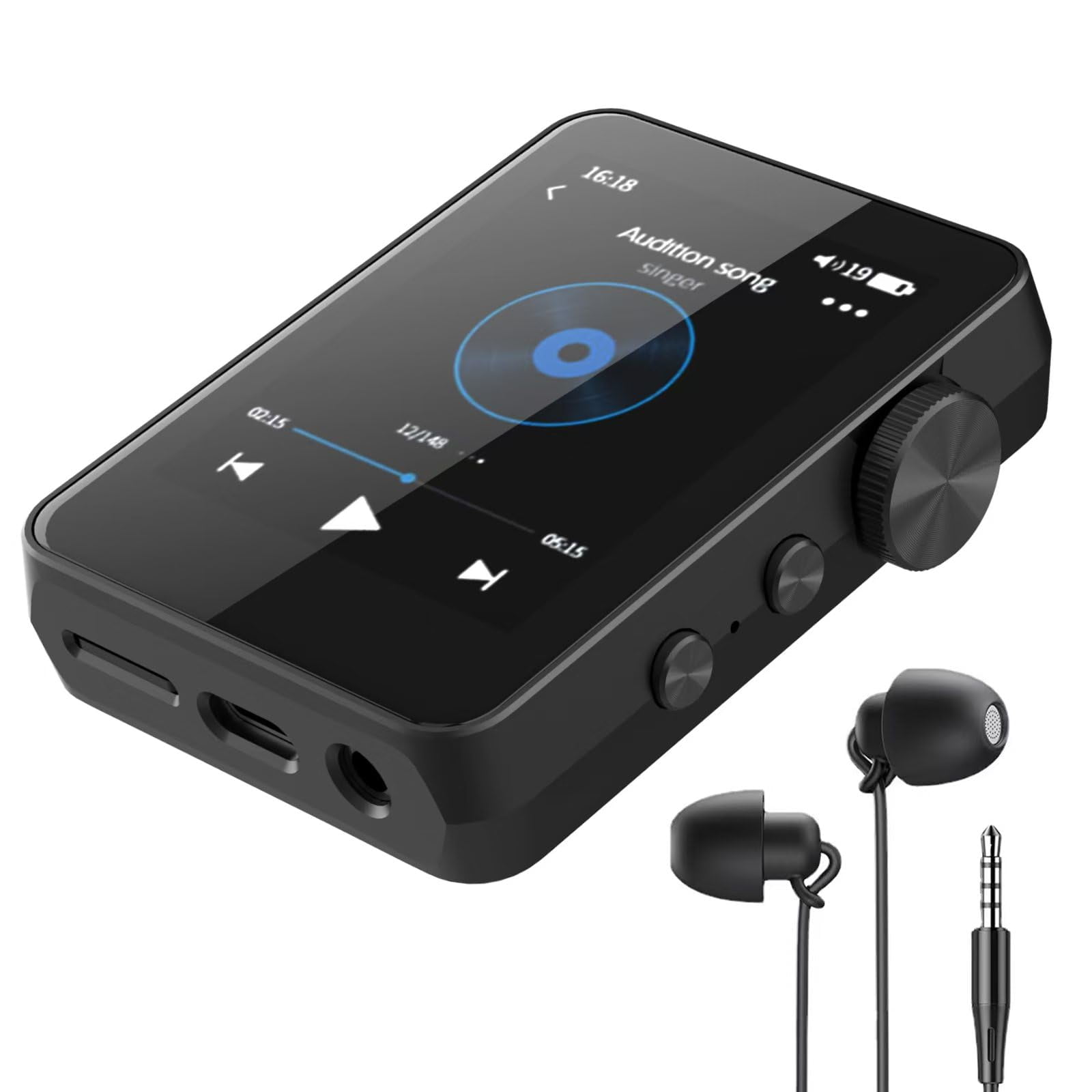 Reproductor Mp3 Pmjebe Con Auriculares Para Dormir Bluetooth 5.3 32gb