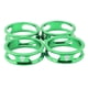 thumbnail image 4 of 4 piezas bici bicicleta auricular espaciador 28.6mm delantera tenedor arandela del vástago verde, 4 of 5