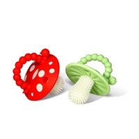 Teether Razbaby Chompy Para Bebés Y Bebés De Más De 3 Años Con Cerdas De Masaje
