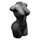 thumbnail image 3 of Florero De Cuerpo Femenino De Resina Maceta De Plantas De Resina Estatuas De Mujer Decoración De Adorno De Escritorio Negro, 3 of 5