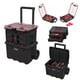 thumbnail image 1 of Organizador de herramientas Keter Stack-n-Roll, 4 piezas, laminado en resina, negro, 1 of 9