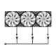 thumbnail image 3 of 3 Uds 120mm Carcasa Ventilador De Refrigeración 1200RPM RGB LED Silencioso Líquido Radiador Colorido, 3 of 5