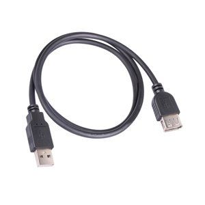 Bothyi - Cable De Extensión Usb 2.0 Línea De Transmisión De Datos De Puerto Usb Doble Para Discos Duros 60Cm