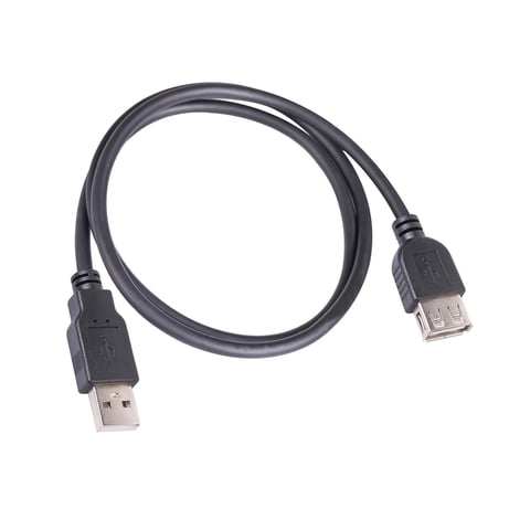 Bothyi - Cable De Extensión Usb 2.0 Línea De Transmisión De Datos De Puerto Usb Doble Para Discos Duros 60Cm