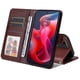 thumbnail image 2 of Funda Billetera para Motorola Moto G04s con Porta Tarjetas y Soporte Ajustable Marrón, 2 of 4