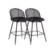 thumbnail image 1 of Pack 2 Sillas de Bar Giratoria de Ratan Marsella - Negro, 1 of 3
