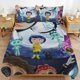 thumbnail image 1 of Coraline Duvet Cover Set 3 Piece Bedding Set Double Sided Printing Decorative Comforter Cover Set, 1 of 5