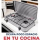 thumbnail image 4 of Cocina Encimera a Gas Licuado 2 Platos Cocinilla Gris, 4 of 6