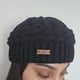 thumbnail image 1 of Boina Patagonica a Crochet Negra, 1 of 2