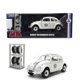 thumbnail image 1 of Coche de metal fundido Jada Herbie Beetle 1:24 con soporte de neumáticos, 1 of 8