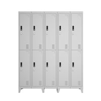 Recilock - Lockers Metálicos: 5 Cuerpos Y 10 Puertas