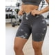 thumbnail image 2 of Calza Corta Mujer Fitness Pretina Cruzada Push Up Tie Dye, 2 of 4
