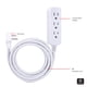 thumbnail image 2 of Protector contra sobretensiones Power Strip GE, 3 salidas, 8 pies, 250 J, blanco, 2 of 7