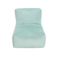 Bodevir - Pouf Tatto 1C Felpa Verde Agua