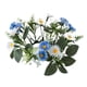 thumbnail image 1 of Daisy Candle Rings Wreaths Flower Wreaths Para Mesa De Comedor De Granja, Blanco Y Azul, 1 of 5