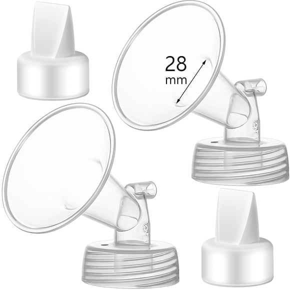 Extractor de Leche Momstouch con Brida de 28 mm y Válvula de Pato