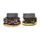 thumbnail image 4 of 2 piezas Micro casas Estatuas de escultura coleccionables en miniatura de jardinería en miniatura paisaje de resina adorno para interiores Blanco, 4 of 5