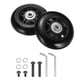thumbnail image 1 of Uxcell Juego de 1 Ruedas de Repuesto para Equipaje 75 x 24 mm/3" x 0.9" Ruedas Giratorias de Goma con Rodamientos Kits de Reparación, 1 of 6