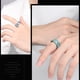thumbnail image 5 of Anillo giratorio para hombre con diseño de cielo estrellado y diamantes, ideal para parejas., 5 of 5