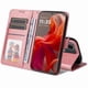 thumbnail image 3 of Funda Billetera para Motorola Moto G04 con Porta Tarjetas y Soporte Ajustable Rosa, 3 of 4