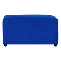 Bodevir - Banqueta Cali 2C Felpa 30 Azul Rey