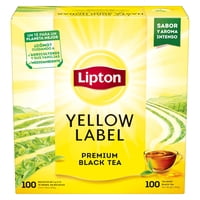 Té Negro Yellow Label Caja 100 Un Lipton