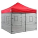 thumbnail image 1 of Toldo para pared con toldo con efecto impacto, para 10 pies x 10 pies, malla negra, 1 of 2