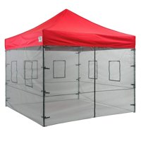 Impact Canopy - Toldo Para Pared Con Toldo Con Efecto Impacto, Para 10 Pies X 10 Pies, Malla Negra