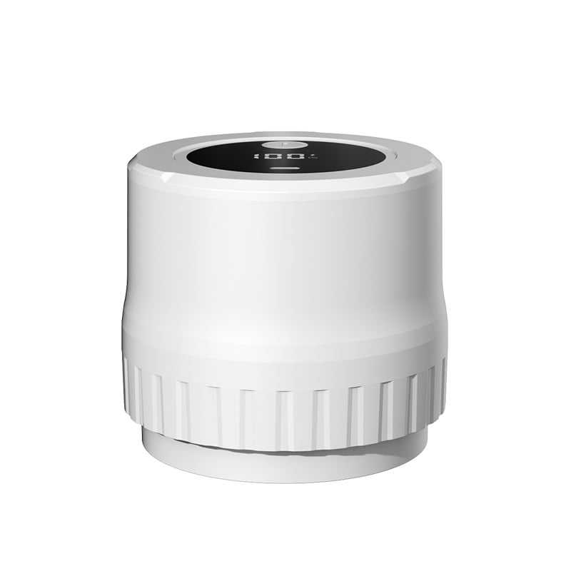 Xusx111 - Kit De Sellador De Vacío De Parada Automática, Sellador De Vacío De Tarro Para, Un Sellador De Tarro Imprescindible Para La Conserva De Alimentos De La Despensa De La Conserva (tapas Blancas