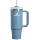 thumbnail image 1 of Vaso Stanley Quencher H2.0 con mango y pajita, 900 ml, color índigo, 1 of 3