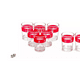 thumbnail image 3 of Juego Mesa Ruleta Giratoria Para Tragos Shots 16 Piezas Adultos, 3 of 3