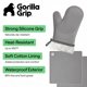 thumbnail image 2 of Set de Guantes de Horno y Soportes para Ollas GORILLA GRIP Gris, Silicona Libre de BPA, 2 of 9