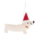 thumbnail image 1 of Colgantes De Navidad Decoraciones Dachshund Perro Adorno Decoraciones De Navidad Blanco, 1 of 3