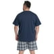 thumbnail image 2 of Pijama Hombre Relax Dúo Polera Jersey Bermuda Cuadros, 2 of 7