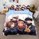 thumbnail image 1 of Jujutsu Kaisen Bedding Set,Japan Famous Anime Duvet Cover Sets,Satoru Gojo Bedding Set for Teenagers Boys Adults Bed Sheets, 1 of 5