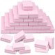 thumbnail image 2 of SALVMARY Mini Nail Buffer Blocks Files 100/180 Grit Pink 50, 2 of 3