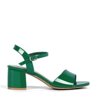 Sandalia Casual Taco Verde Mujer Weide Gh64