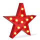 thumbnail image 1 of Luz de Marquee en Forma de Estrella Pooqla LED a Batería Roja, 1 of 5