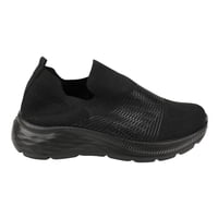 Zapatilla New Walk Slip On Deportiva Negra