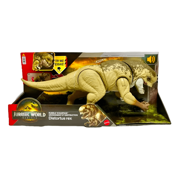 Figura de Dinosaurio Rebirth Villano con Sonido