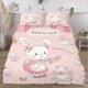 thumbnail image 3 of Wish Me Mell 3-Piece Bedding Set For Kids Boys Girls Adult Cartoon Warm Cute Fashion Holiday Present Gift Bed Sheets, 3 of 5
