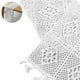 thumbnail image 1 of Camino de mesa de encaje de algodón con borlas, blanco, rústico, de macramé, para decoración de bodas, hogar, comedor, 24 x 180 cm, 1 of 8