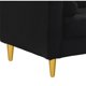 thumbnail image 4 of Sofa Retro 3 Cuerpos Felpa 01 Negro, 4 of 5