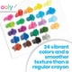 thumbnail image 4 of Set de crayones de gel Ooly Smooth Stix 24 Watercolor Rainbow con brocha, 4 of 6