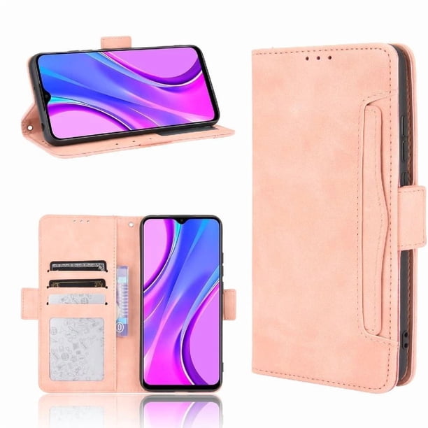 Funda Cartera Magnética para Xiaomi Redmi 10A- Tarjetero Desmontable, Cuero PU, Soporte