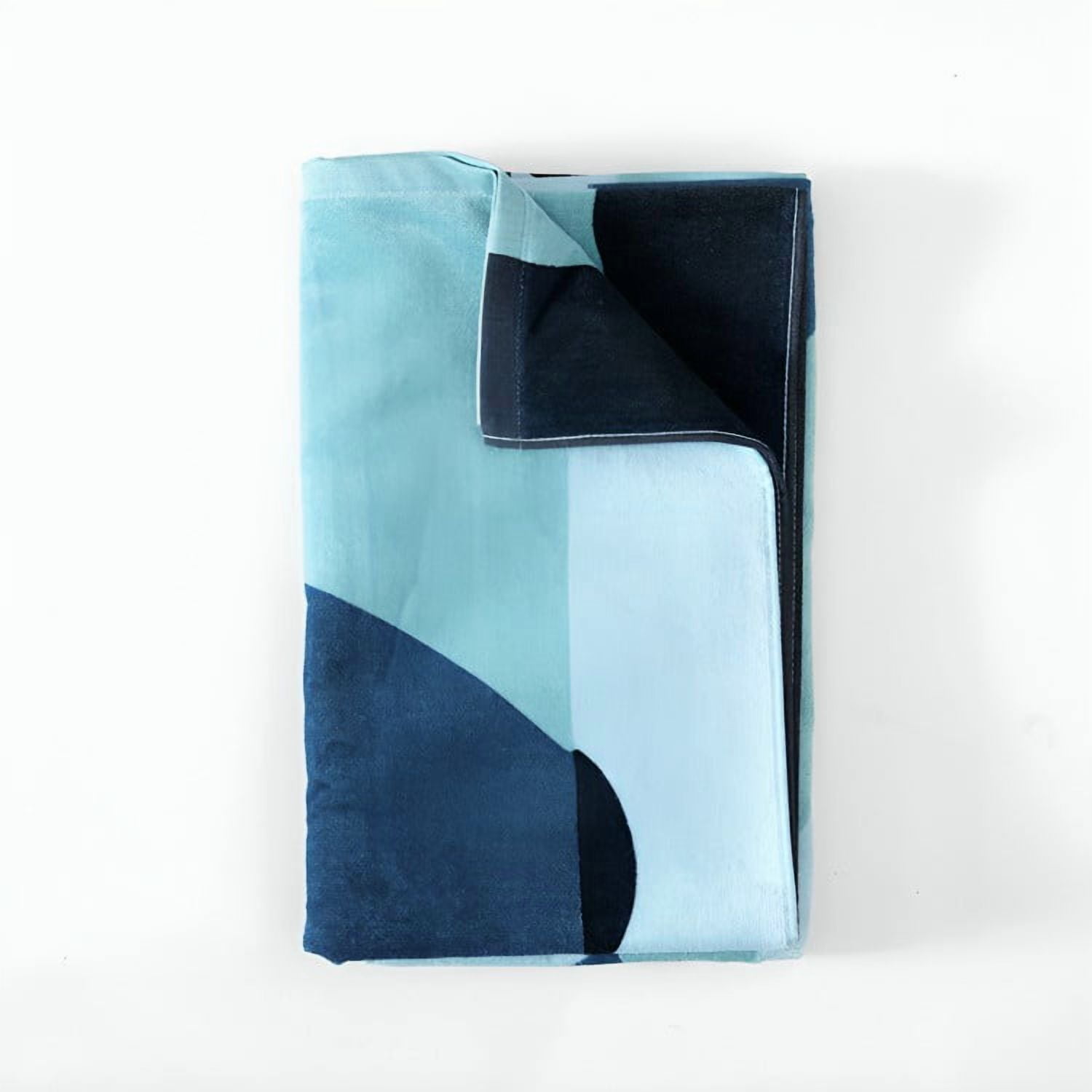 Mashini - Toalla De Playa Algodón Velour Marine