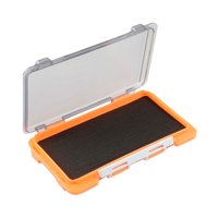 Magideal - Caja De Almacenamiento Para Aparejos De Pesca, Estuche Para Señuelos, Ligera Y Portátil, Organizador De Accesorios Para Pesca En Roca Para Entusiastas Naranja