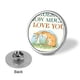 thumbnail image 3 of Adivina cuánto te quiero-Theme Round Button Badge: Premium Metal Construction, Ideal for High-End Events 2.8 cm, 3 of 6